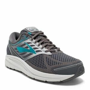 Brooks Addiction 13 Running Sneakers Shoes Lace Up Athletic Gray Blue 8 Wide